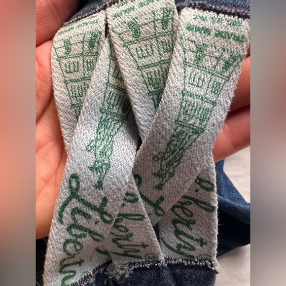 Liberty Blue Denim Overalls Relaxed Fit, size 34 x 34 - Picture 7 of 9